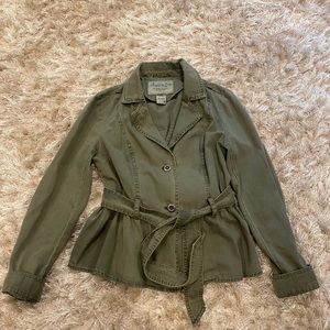 American Rag Womens Olive Jacket